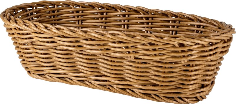 Korb länglich 23x11x7cm braun (1)