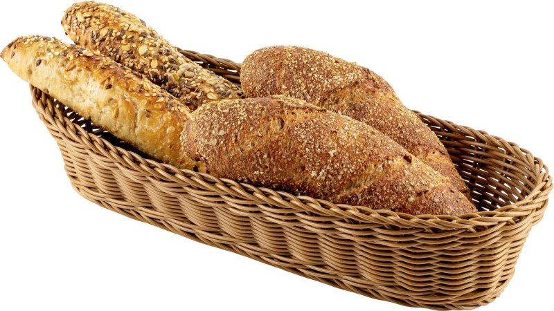 Korb länglich 37x15x8cm beige (2)