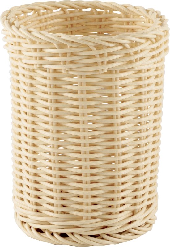 Korb Besteck rund 11,5x15cm beige (1)