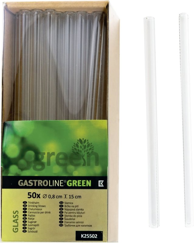 Trinkhalme, Glas 15cm (1)