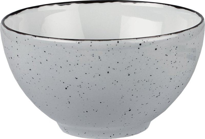 Porzellanserie "Granja" grau Schale, 14 cm (1)