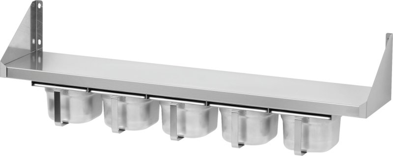 Wandbord mit 5x 1/6 GN (1)