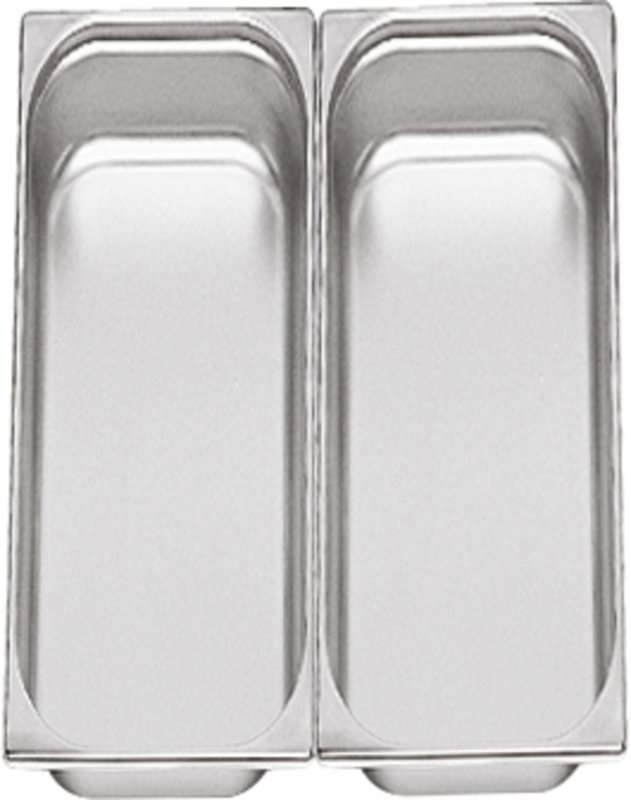 GN-Behälter 2/4 Edelstahl 100mm (1)