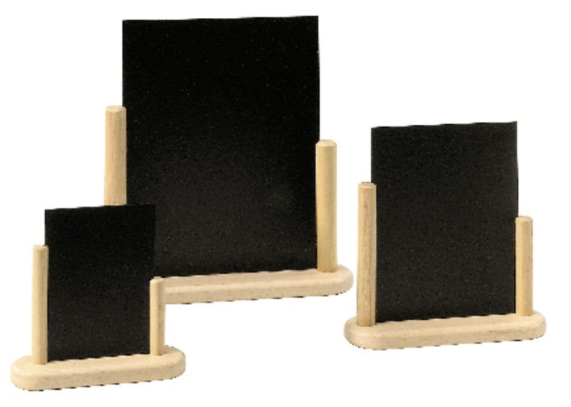 Tischtafel inkl. Gestell aus Holz natur A6 (2)