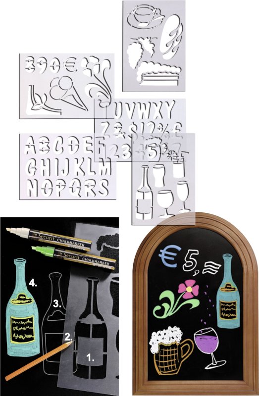 Zeichenschablonen-Set (1)