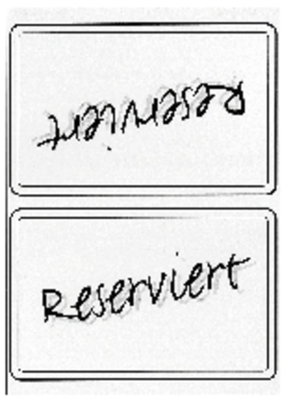 Reserviert-Karte (1)