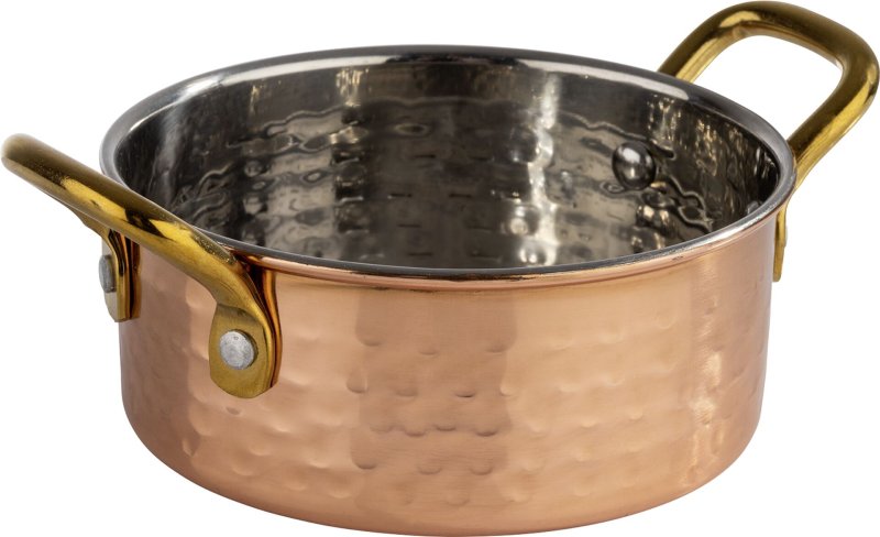 Servierartikel "Mumbai" rund mit 2 Griffen, ØxH:11,7x4,8 cm (1)