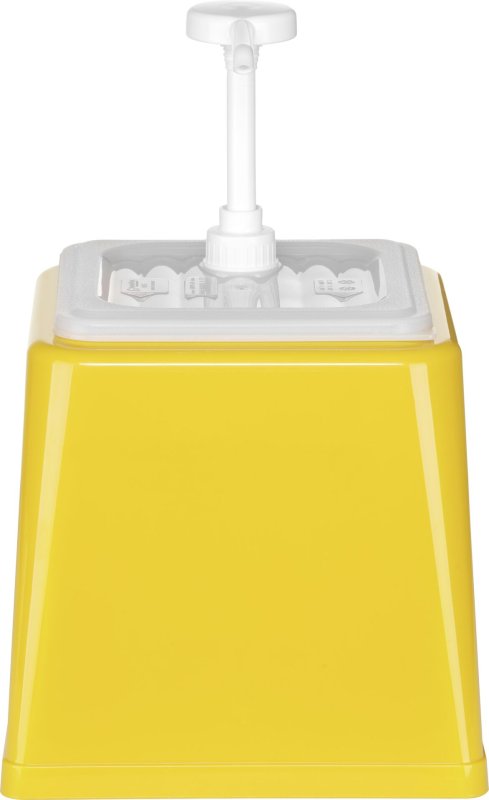 Pump-Soßenspender 2,5L gelb (1)