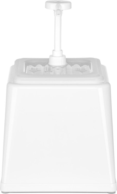 Pump-Soßenspender 2,5L weiß (1)