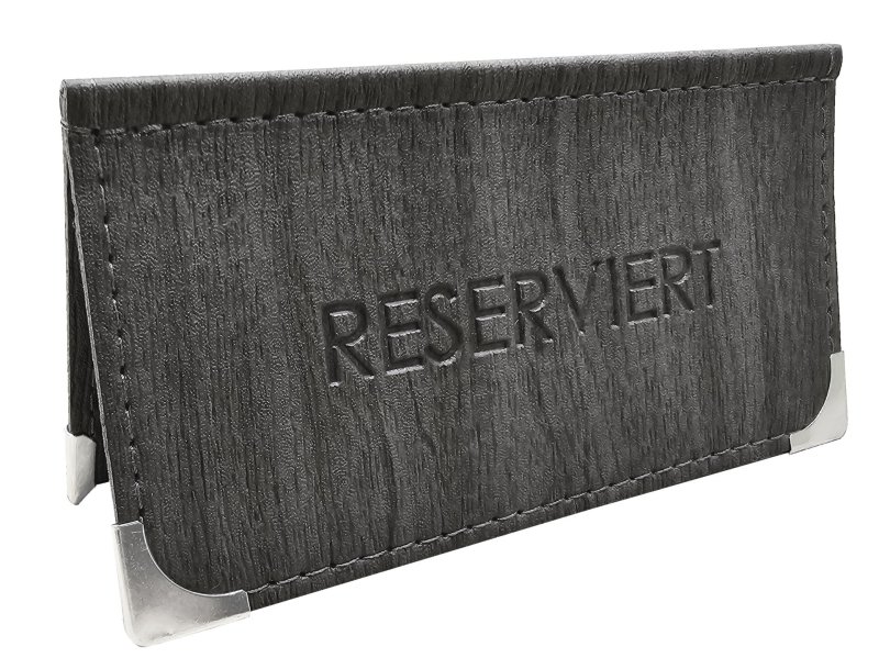 Reserviert Aufsteller "Madera" anthrazit (1)