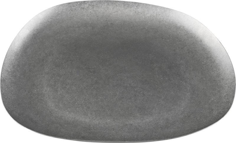 Edelstahlserie "Yoko" Teller flach 26,5x23cm (1)