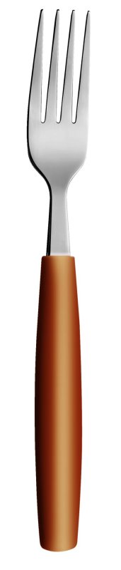 Besteckserie "Colour" orange Tafelgabel (1)