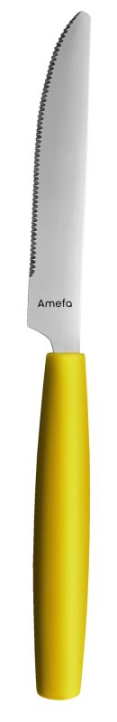 Besteckserie "Colour" gelb Tafelmesser (1)