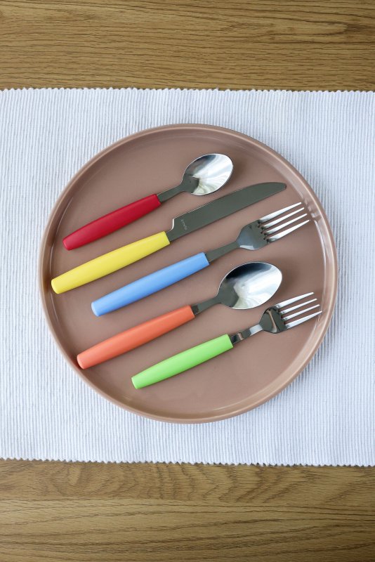 Besteckserie "Colour" cherry-rot Kaffeelöffel (6)