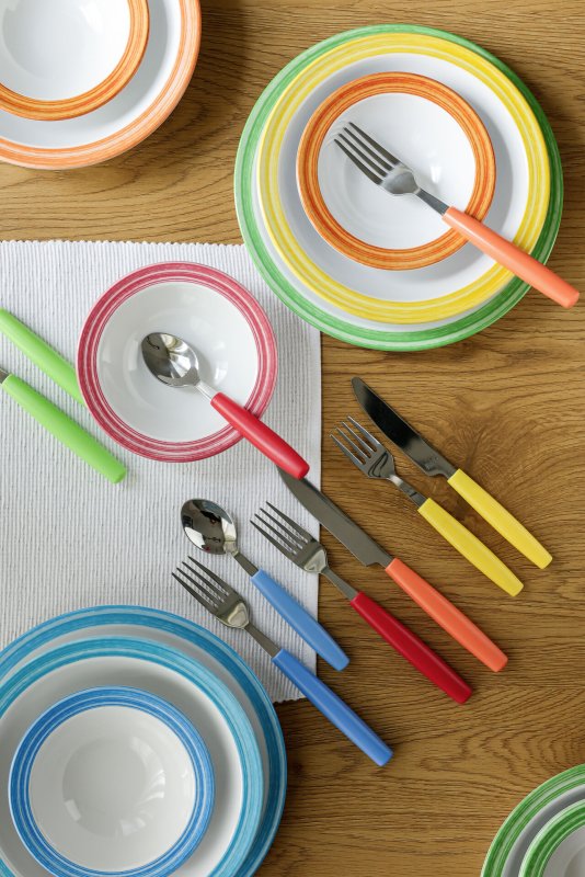 Besteckserie "Colour" gelb Kaffeelöffel (6)