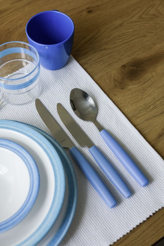 Besteckserie "Colour" blau Kaffeelöffel (5)