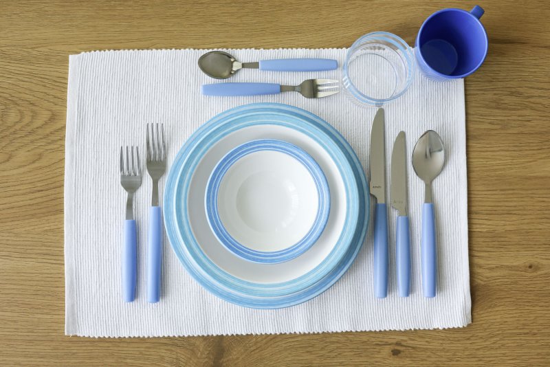 Besteckserie "Colour" blau Kaffeelöffel (2)