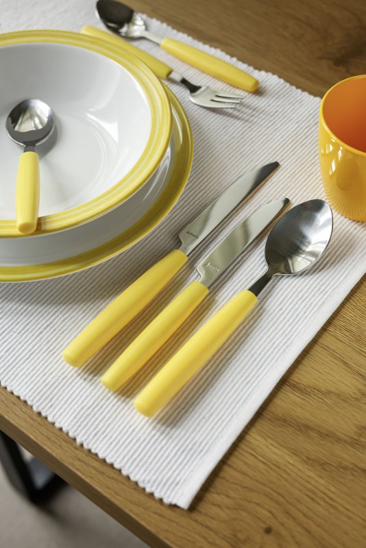 Besteckserie "Colour" gelb Kaffeelöffel (5)