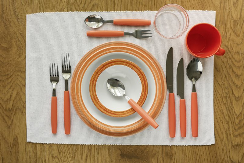 Besteckserie "Colour" orange Kaffeelöffel (2)