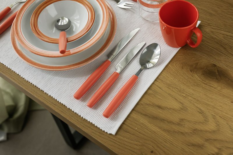 Besteckserie "Colour" orange Kaffeelöffel (4)