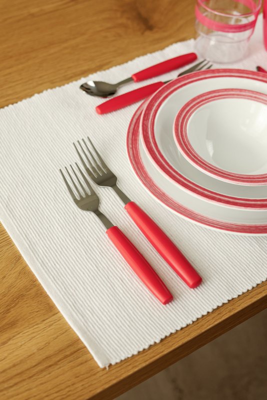 Besteckserie "Colour" cherry-rot Kaffeelöffel (3)