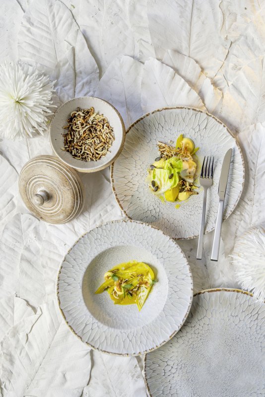 Steinzeugserie "Lunora" Teller flach Ø21cm (3)