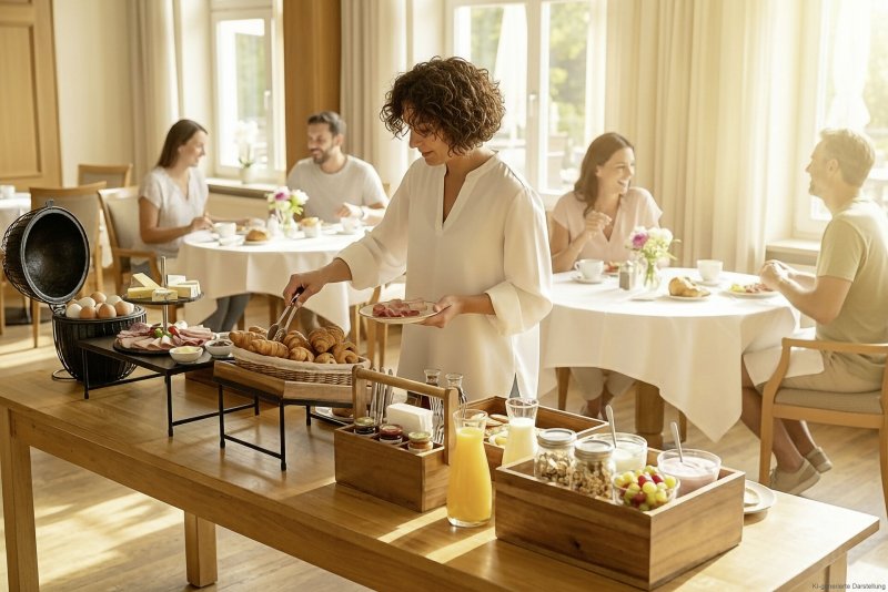 Buffetsystem "Nord"  Holzkasten 1/1 GN 4,5cm hoch (8)